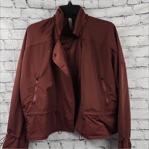 Athleta Arcadia Cognac Bomber Jacket